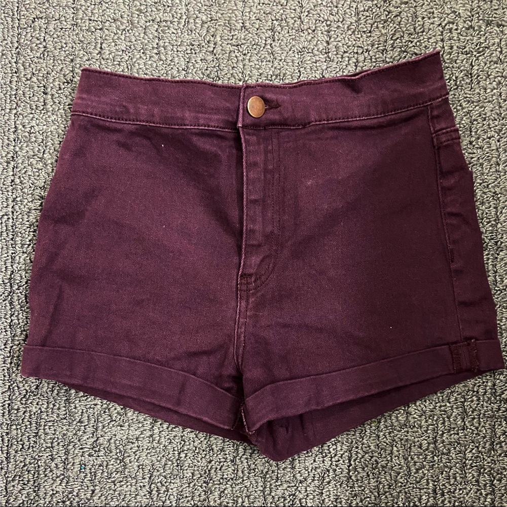 Forever 21 plum shorts size 26